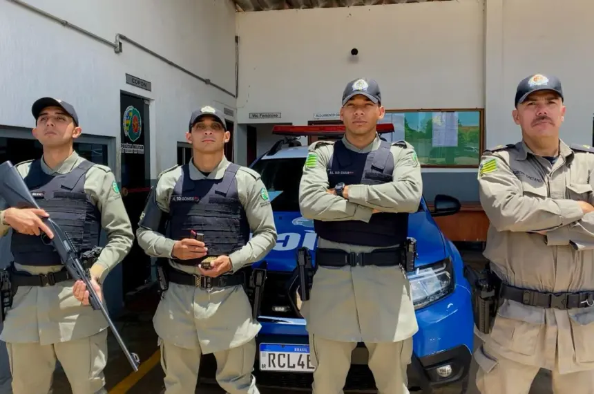 PM cumpre mandado judicial e apreende arma de fogo durante ação da Patrulha Maria da Penha em Goianésia PM cumpre mandado judicial e apreende arma de fogo durante ação da Patrulha Maria da Penha em Goianésia