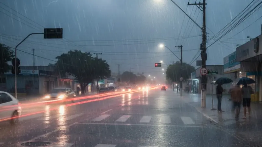 INMET emite alerta para chuvas intensas em Goianésia e região INMET emite alerta para chuvas intensas em Goianésia e região