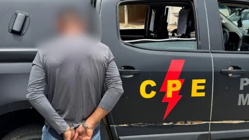 CPE recaptura foragido por roubo em Goianésia CPE recaptura foragido por roubo em Goianésia