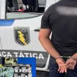 Força Tática prende homem por tráfico de drogas no airro Nova Fiíca