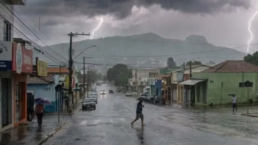 INMET emite alerta de chuvas intensas para a região de Goianésia nas próximas horas