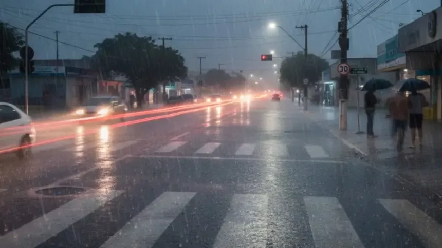 INMET emite alerta de chuvas intensas para região de Goianésia nesta quarta INMET emite alerta de chuvas intensas para região de Goianésia nesta quarta