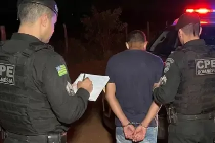 Homem que matou desafeto em Jaraguá é presao pela CPE Goianésia e confessa 5º homicídio