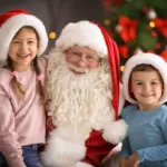Visita ao Papai Noel: como torná-la agradável para crianças neurodivergentes