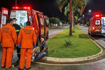 Paciente é brutalmente agredido durante assalto ao deslocar para ponto de van no leste de Goianésia