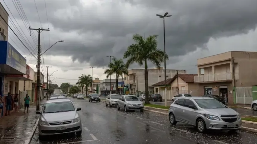 INMET emite alerta para tempestade com granizo na região de Goianésia
