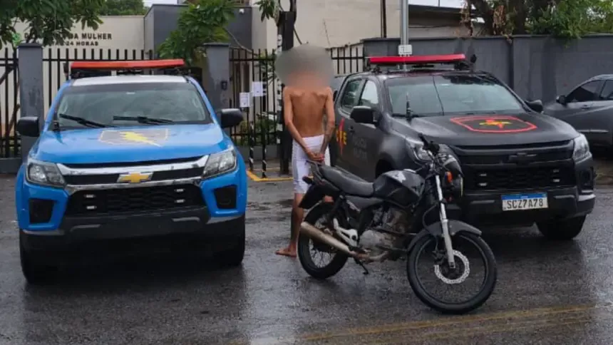 PM recupera moto furtada e prende suspeito no leste de Goianésia