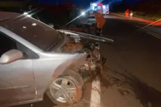 Acidente de trânsito deixa três feridos na GO-230, saída oeste de Goianésia