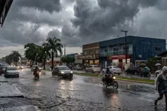 Alerta de chuvas intensas é emitido para Goianésia nesta quinta