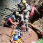 Bombeiros de Goianésia realizam resgate complexo em caverna de Vila Propício