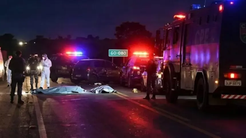 Urgente: Confronto com a CPE termina com dois mortos na GO-080, entre Goianésia e Jaraguá