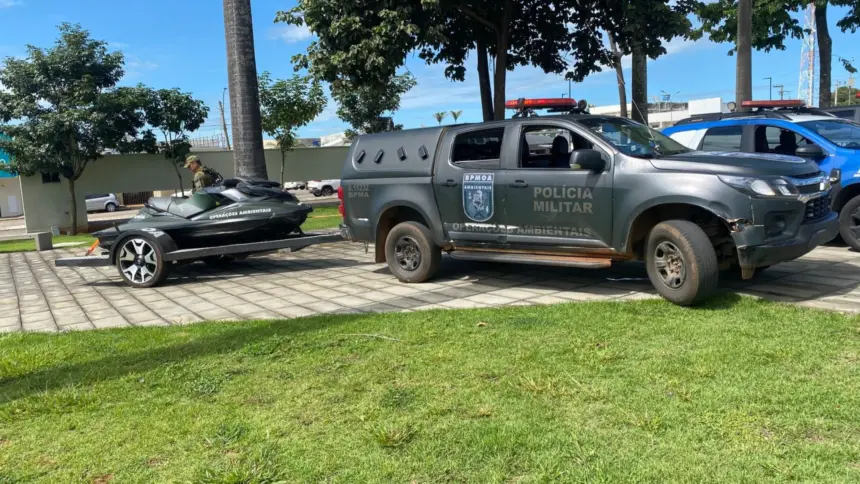 Goianésia terá policiamento com jet ski na lagoa durante o período de Carnaval