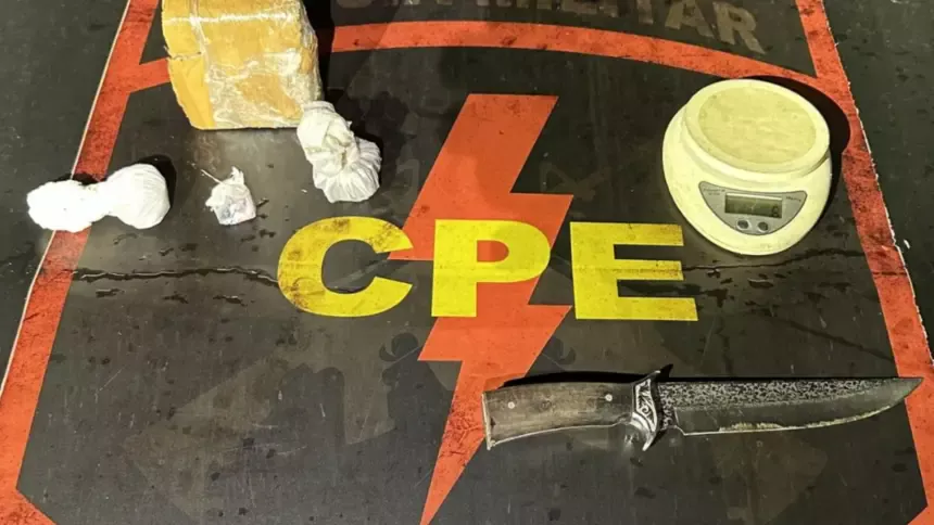 CPE prende suspeito por tráfico de drogas no sul de Goianésia