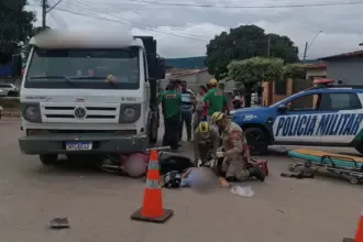 Urgente: Grave acidente deixa motociclista ferida no oeste de Goianésia