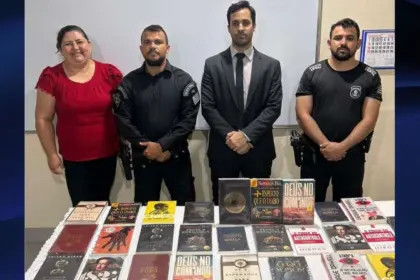 Por iniciativa do MPGO, unidade prisional de Goianésia recebe doação de livros para fortalecimento de projeto de remição da pena pela leitura