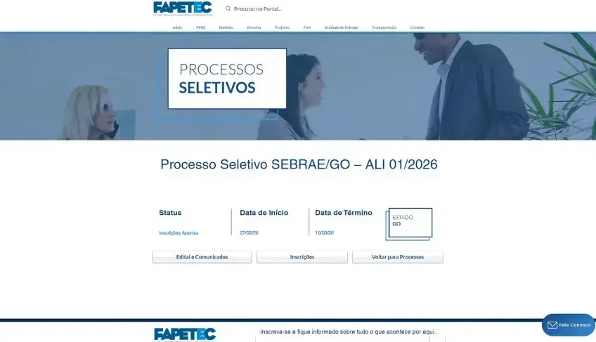 Sebrae Goiás abre processo seletivo para bolsistas do Programa ALI – Agente Local de Inovação | ASN Goiás