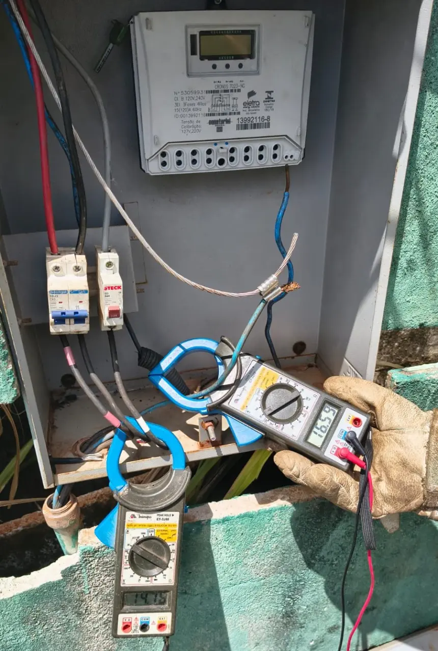 Polícias Técnico Científica e Civil e Equatorial identificam furto de energia em Inhumas