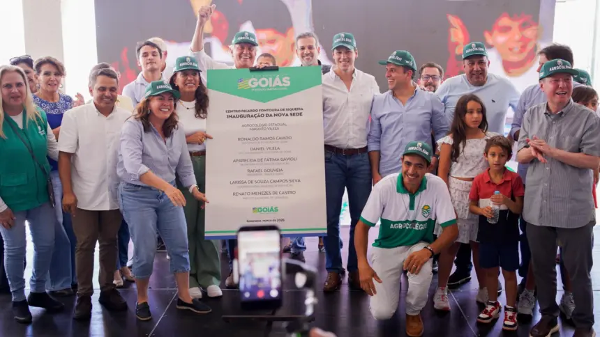 Agrocolégio é inaugurado em Goianésia e marca último ato de Caiado como governador de Goiás Agrocolégio é inaugurado em Goianésia e marca último ato de Caiado como governador de Goiás