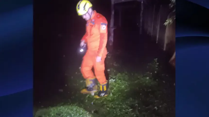 Após chuvas torrenciais, bombeiros monitoram represas em Goianésia desde a madrugada