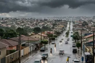 INMET emite alerta de chuvas intensas para Goianésia nesta segunda
