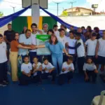 Colégio Estadual de Mairipotaba ganha quadra poliesportiva