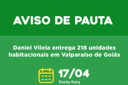 Agenda do governador para sexta-feira