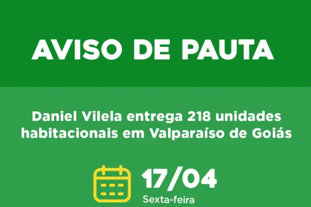 Agenda do governador para sexta-feira