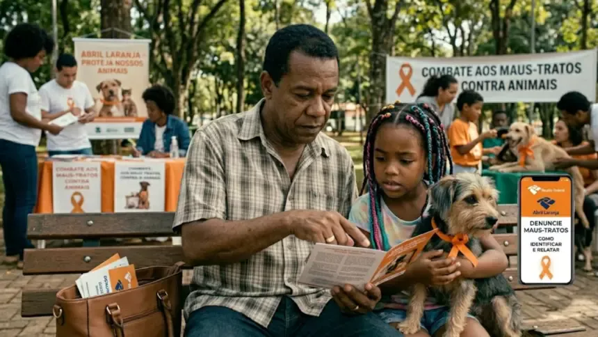 Abril Laranja reforça combate aos maus-tratos contra animais em Goianésia