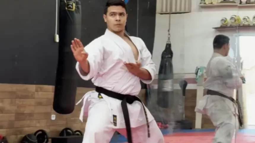 Atleta de Goianésia busca apoio para disputar Mundial de Karatê pela Seleção Brasileira