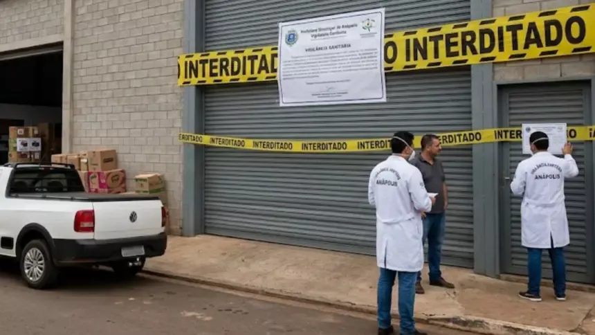 Depósito utilizado por marca de Virginia Fonseca é interditado em Anápolis