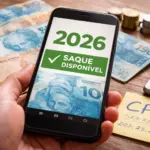 Saque disponível em 2026: veja quem pode receber valores e como consultar pelo CPF