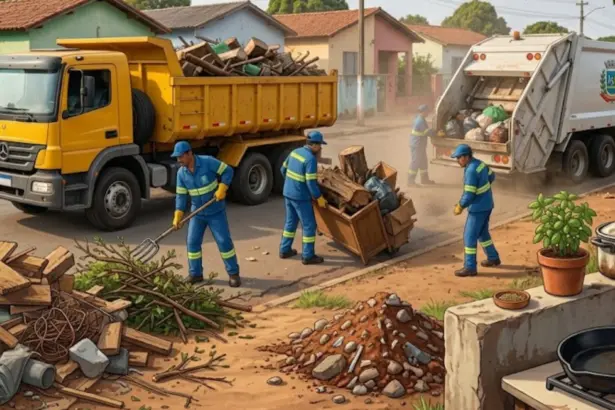 Prefeitura de Goianésia divulga cronograma de recolhimento de entulhos e galhadas em maio