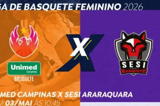 TV Brasil transmite Unimed Campinas e Sesi Araraquara neste domingo