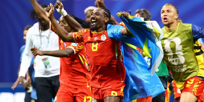 Congo vence de virada e segue na Copa, assim como Colômbia e Portugal