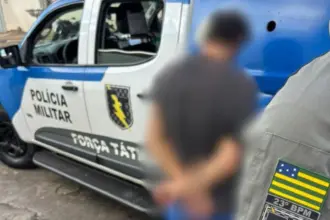 Força Tática recaptura foragido da Justiça no Setor Negrinho Carrilho em Goianésia