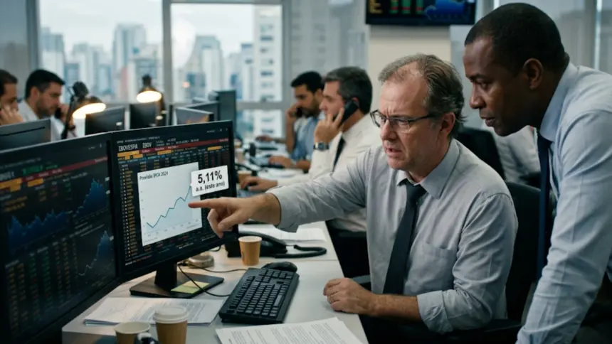 Mercado financeiro eleva previsão da inflação para 5,11% este ano Mercado financeiro eleva previsão da inflação para 5,11% este ano