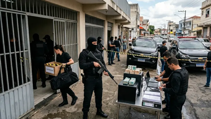 Operação cumpre mandados contra esquema que lavava dinheiro do CV