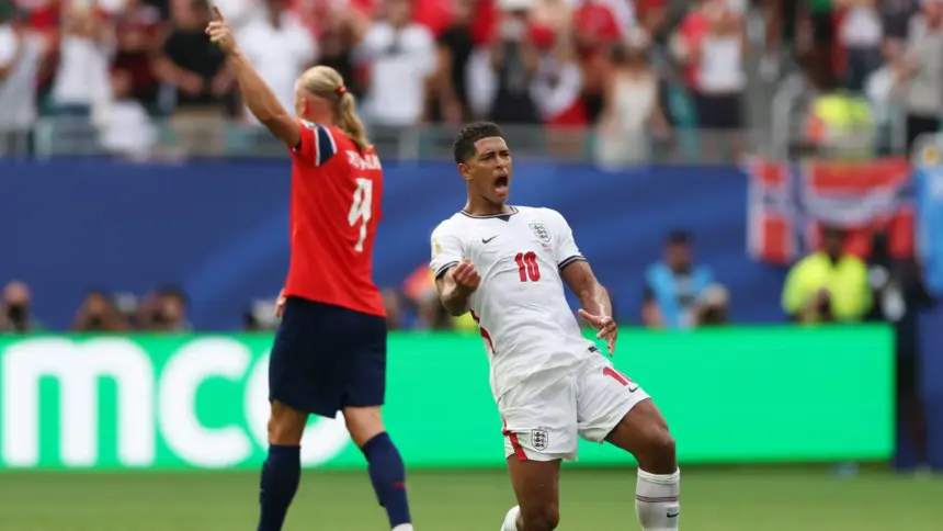 Inglaterra vence a Noruega na prorrogação e garante vaga na semifinal da Copa do Mundo 2026 Inglaterra vence a Noruega na prorrogação e garante vaga na semifinal da Copa do Mundo 2026