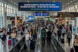 Aviação doméstica brasileira registra recorde histórico de passageiros em 2026