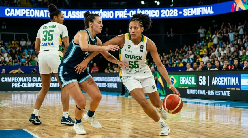 Basquete feminino brasileiro derrota Argentina e avança para semifinal Basquete feminino brasileiro derrota Argentina e avança para semifinal