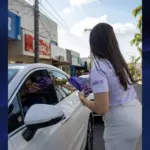 Blitz Agosto Lilás mobiliza população de Goianésia contra a violência às mulheres