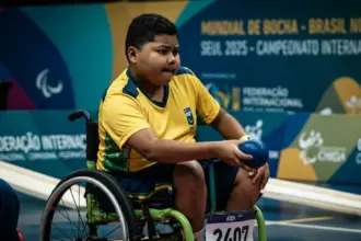 Brasileiro de 19 anos fatura ouro no Mundial de Bocha em Seul com pódio triplo do país