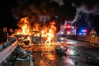 Colisão entre caminhonetes resulta em morte na GO-230 em Água Fria de Goiás