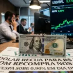 Dólar recua para R$ 5,17 após anúncio de recompra de títulos nos Estados Unidos