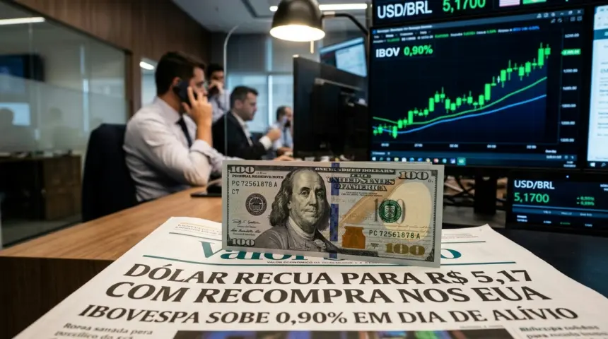 Dólar recua para R$ 5,17 após anúncio de recompra de títulos nos Estados Unidos Dólar recua para R$ 5,17 após anúncio de recompra de títulos nos Estados Unidos