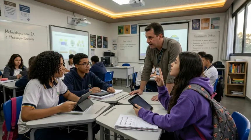 Educação na era da inteligência artificial exige pensamento crítico e mediação docente Educação na era da inteligência artificial exige pensamento crítico e mediação docente