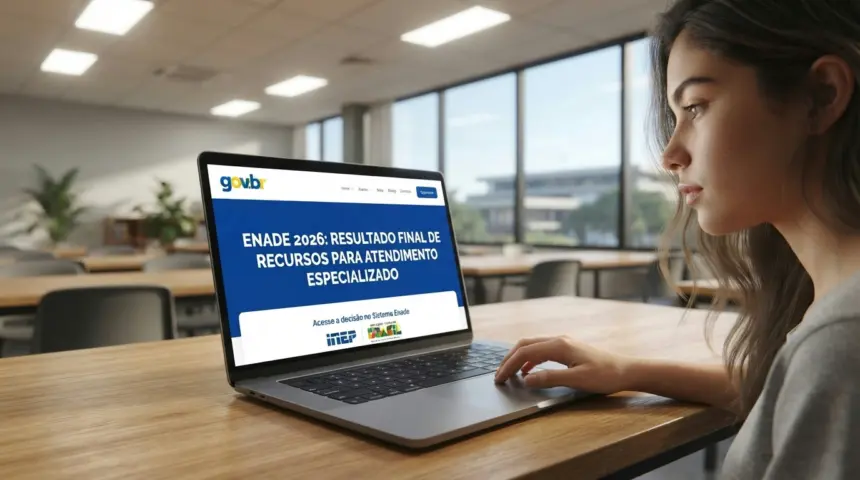 Enade 2026 libera resultado final de recursos para atendimento especializado Enade 2026 libera resultado final de recursos para atendimento especializado