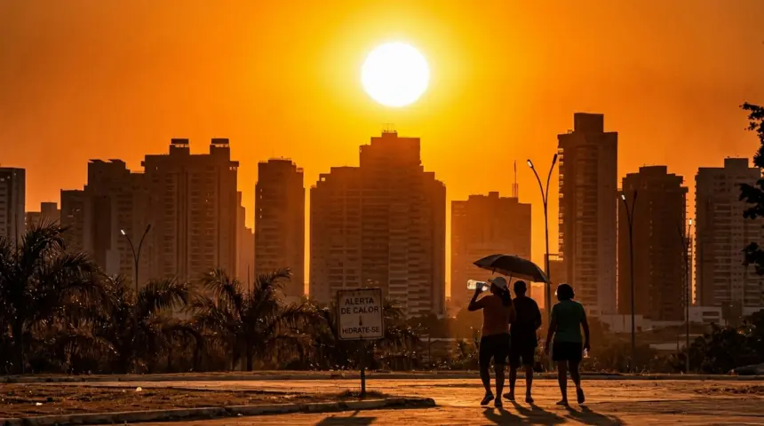 Goiás enfrenta alerta de calor extremo com temperaturas próximas aos 40 graus