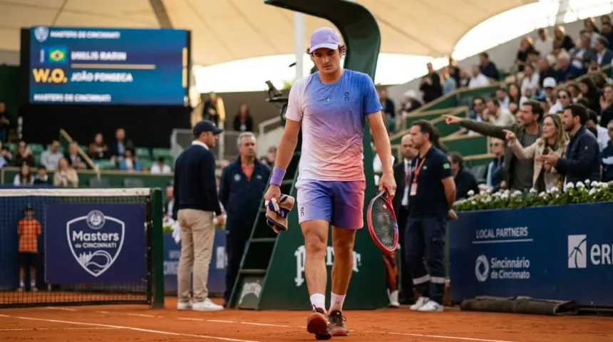 João Fonseca abandona Masters de Cincinnati devido a lesão abdominal João Fonseca abandona Masters de Cincinnati devido a lesão abdominal