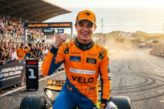 Lando Norris conquista a pole position no GP da Holanda de Fórmula 1